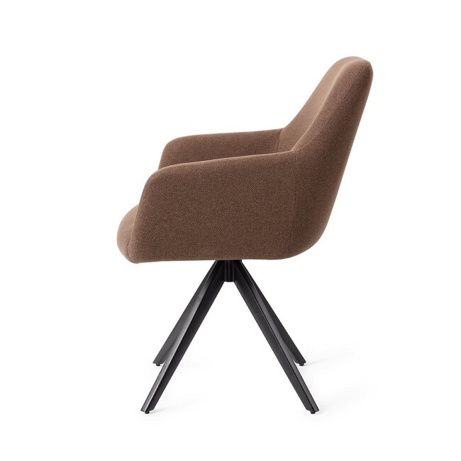 Jesper Home Hiroo Rustic Rye Eetkamerstoel - Turn Black