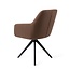Jesper Home Hiroo Rustic Rye Eetkamerstoel - Turn Black