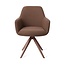 Jesper Home Hiroo Rustic Rye Eetkamerstoel - Turn Brown