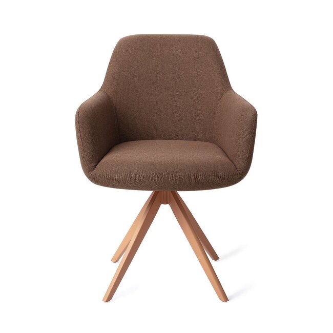 Jesper Home Hiroo Rustic Rye Eetkamerstoel - Turn Peach