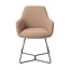 Jesper Home Hiroo Whisper Wheat Eetkamerstoel - Beehive Black