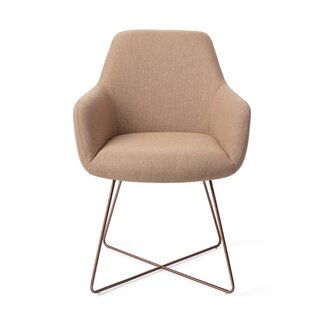 Jesper Home Hiroo Whisper Wheat Eetkamerstoel - Cross Rose