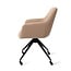 Jesper Home Hiroo Whisper Wheat Eetkamerstoel - Glide Black