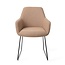 Jesper Home Hiroo Whisper Wheat Eetkamerstoel - Slide Black