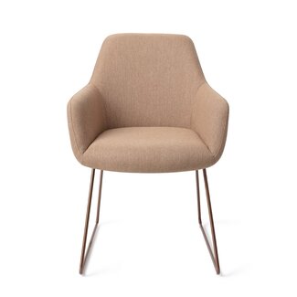 Jesper Home Hiroo Whisper Wheat Eetkamerstoel - Slide Rose