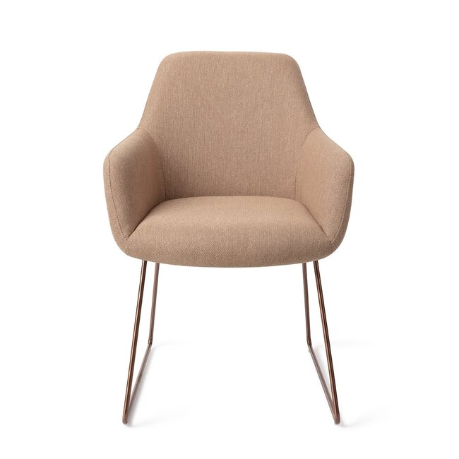 Jesper Home Hiroo Whisper Wheat Eetkamerstoel - Slide Rose