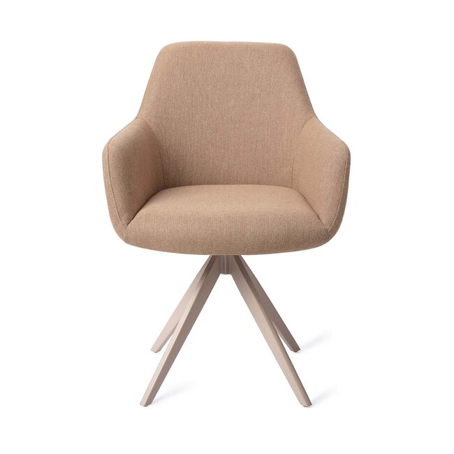 Jesper Home Hiroo Whisper Wheat Eetkamerstoel - Turn Beige