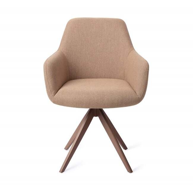 Jesper Home Hiroo Whisper Wheat Eetkamerstoel - Turn Brown