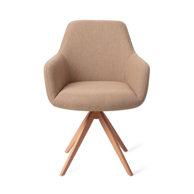 Jesper Home Hiroo Whisper Wheat Eetkamerstoel - Turn Peach