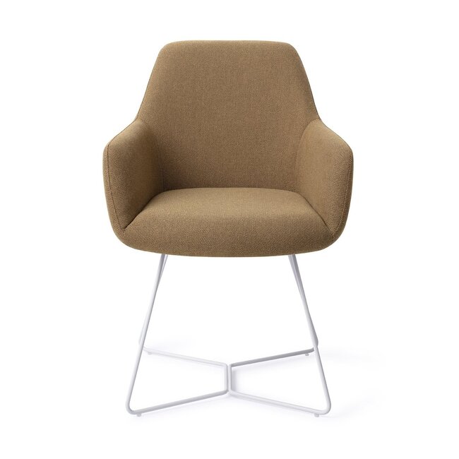 Jesper Home Hiroo Willow Eetkamerstoel - Beehive White