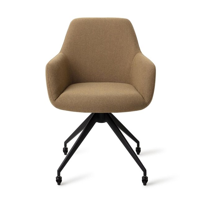 Jesper Home Hiroo Willow Eetkamerstoel - Glide Black