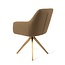 Jesper Home Hiroo Willow Eetkamerstoel - Turn Gold