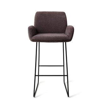 Jesper Home Misaki Almost Black Barkruk - Slide Black (H)