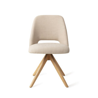 Jesper Home Sasue Ecru Through and Through Eetkamerstoel - Revolve Oak Natural