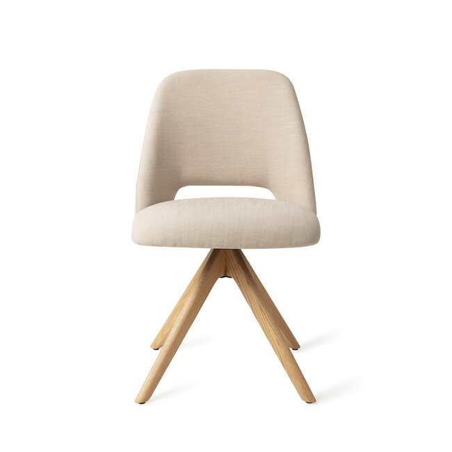 Jesper Home Sasue Ecru Through and Through Eetkamerstoel - Revolve Oak Natural