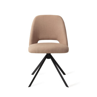 Jesper Home Sasue Luster Liver Eetkamerstoel - Revolve Black