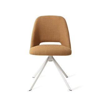 Jesper Home Sasue Oh My Ochre Eetkamerstoel - Revolve White