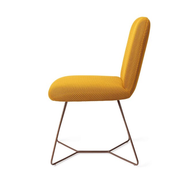 Jesper Home Taiwa Groovy Garam Eetkamerstoel - Beehive Rose