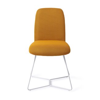 Jesper Home Taiwa Groovy Garam Eetkamerstoel - Beehive White