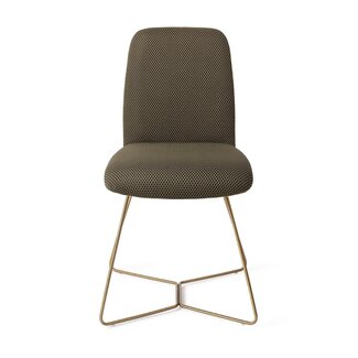 Jesper Home Taiwa Jungle Jewel Eetkamerstoel - Beehive Gold