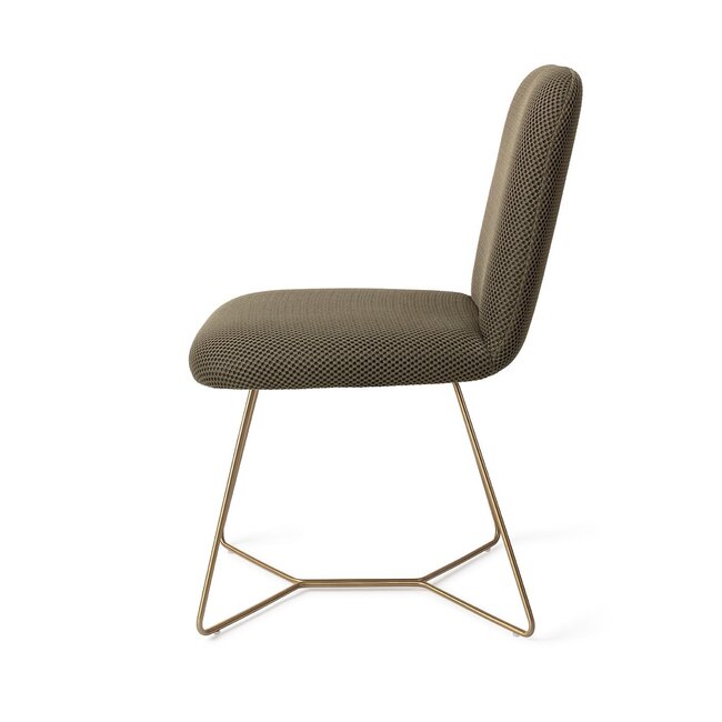 Jesper Home Taiwa Jungle Jewel Eetkamerstoel - Beehive Gold