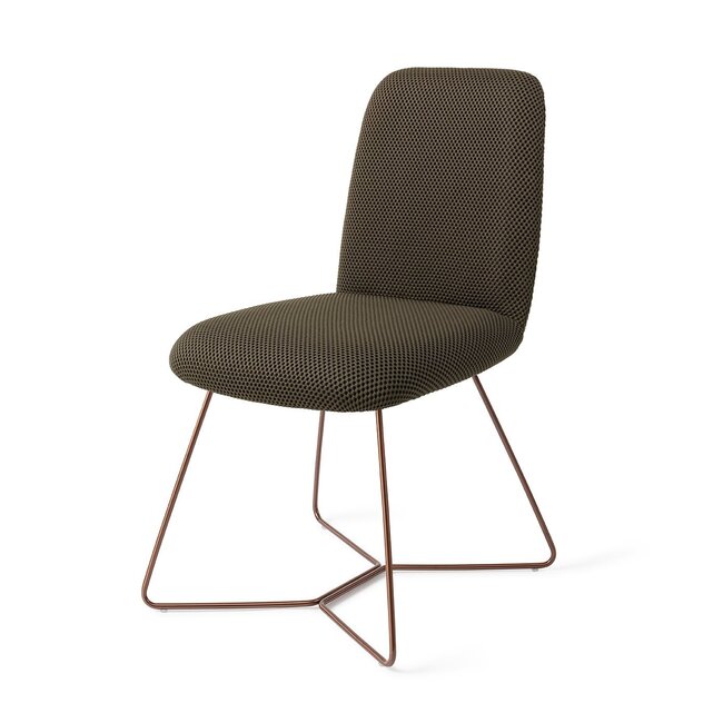 Jesper Home Taiwa Jungle Jewel Eetkamerstoel - Beehive Rose