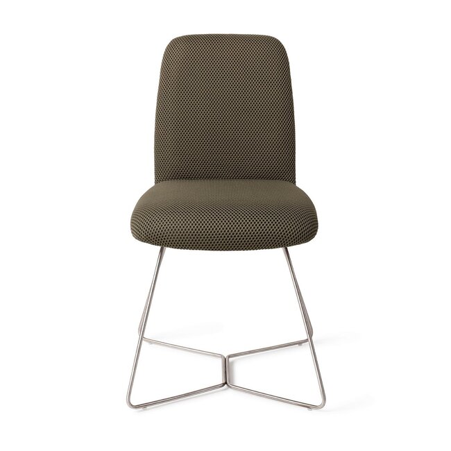 Jesper Home Taiwa Jungle Jewel Eetkamerstoel - Beehive Steel