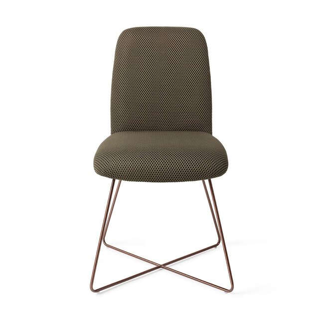 Jesper Home Taiwa Jungle Jewel Eetkamerstoel - Cross Rose