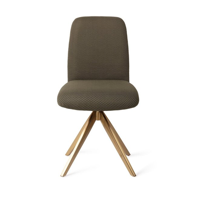 Jesper Home Taiwa Jungle Jewel Eetkamerstoel - Turn Gold