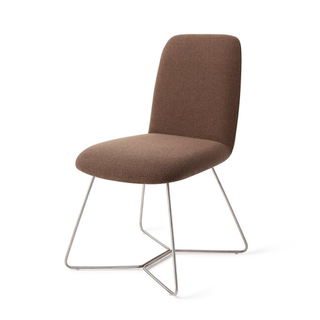 Jesper Home Taiwa Rustic Rye Eetkamerstoel - Beehive Steel