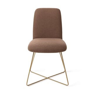 Jesper Home Taiwa Rustic Rye Eetkamerstoel - Cross Gold