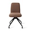 Jesper Home Taiwa Rustic Rye Eetkamerstoel - Glide Black