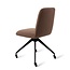 Jesper Home Taiwa Rustic Rye Eetkamerstoel - Glide Black