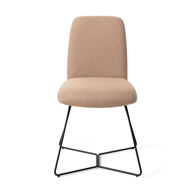 Jesper Home Taiwa Whisper Wheat Eetkamerstoel - Beehive Black