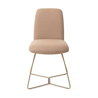 Jesper Home Taiwa Whisper Wheat Eetkamerstoel - Beehive Gold