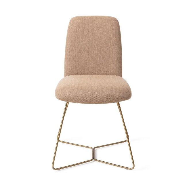 Jesper Home Taiwa Whisper Wheat Eetkamerstoel - Beehive Gold