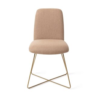 Jesper Home Taiwa Whisper Wheat Eetkamerstoel - Cross Gold