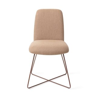 Jesper Home Taiwa Whisper Wheat Eetkamerstoel - Cross Rose