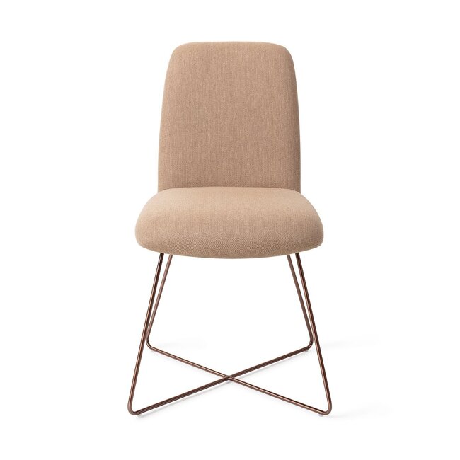 Jesper Home Taiwa Whisper Wheat Eetkamerstoel - Cross Rose