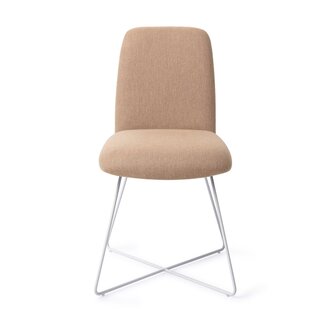 Jesper Home Taiwa Whisper Wheat Eetkamerstoel - Cross White