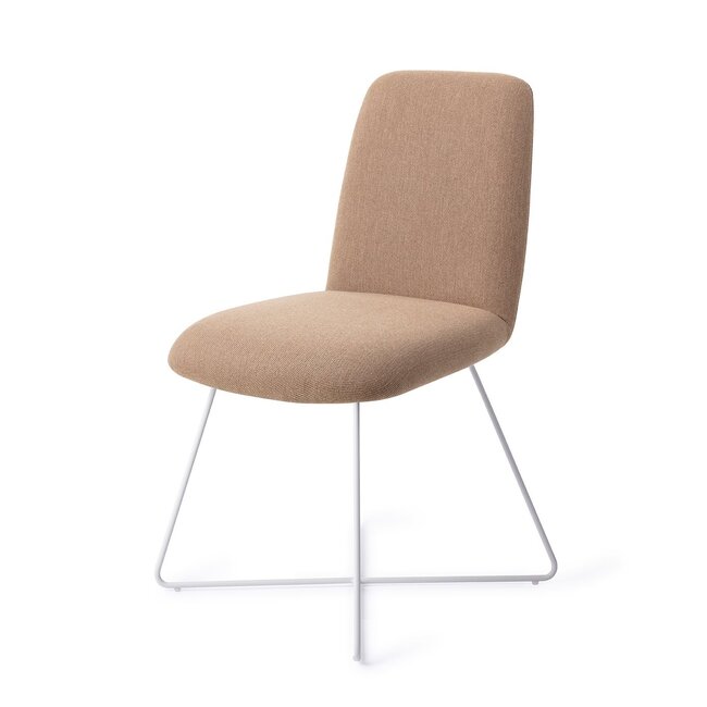 Jesper Home Taiwa Whisper Wheat Eetkamerstoel - Cross White