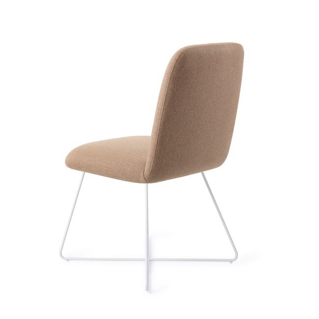 Jesper Home Taiwa Whisper Wheat Eetkamerstoel - Cross White