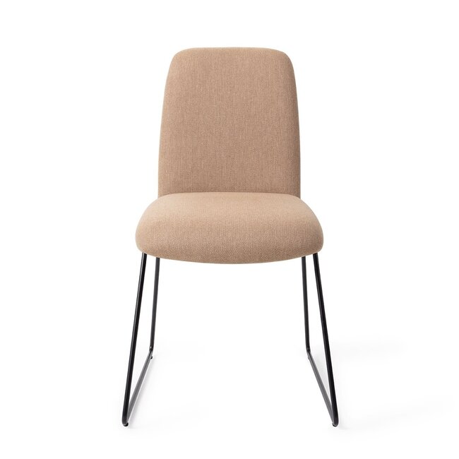 Jesper Home Taiwa Whisper Wheat Eetkamerstoel - Slide Black
