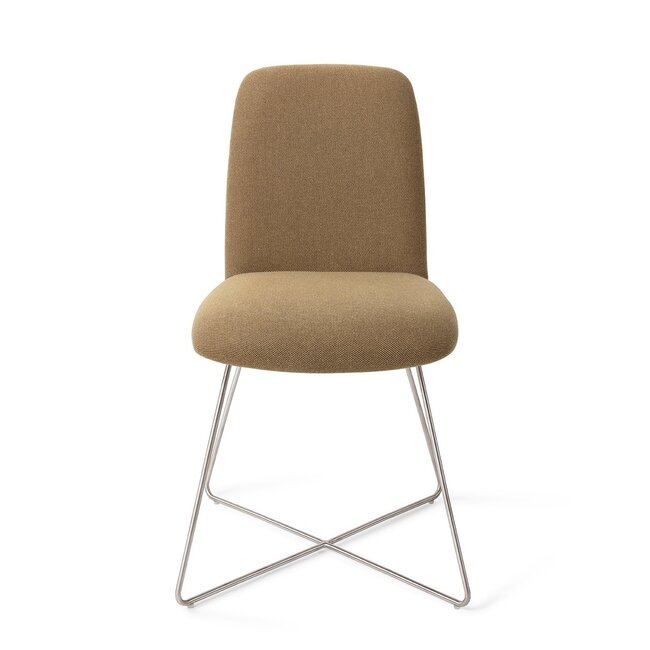 Jesper Home Taiwa Willow Eetkamerstoel - Cross Steel