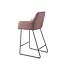 Jesper Home Noto Barkruk - Vintage Rose Slide Black (L)