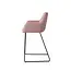 Jesper Home Noto Barkruk - Vintage Rose Slide Black (L)