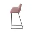 Jesper Home Noto Barkruk - Vintage Rose Slide Black (H)