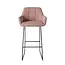 Jesper Home Noto Barkruk - Vintage Rose Slide Black (H)