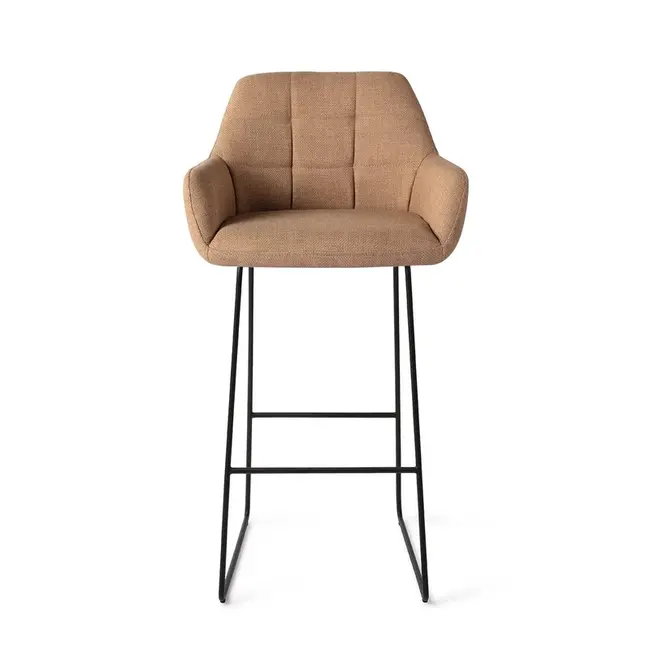 Jesper Home Noto Barkruk - Toasted Toffee Slide Black (H)
