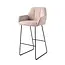 Jesper Home Noto Barkruk - Petal Pink Slide Black (H)
